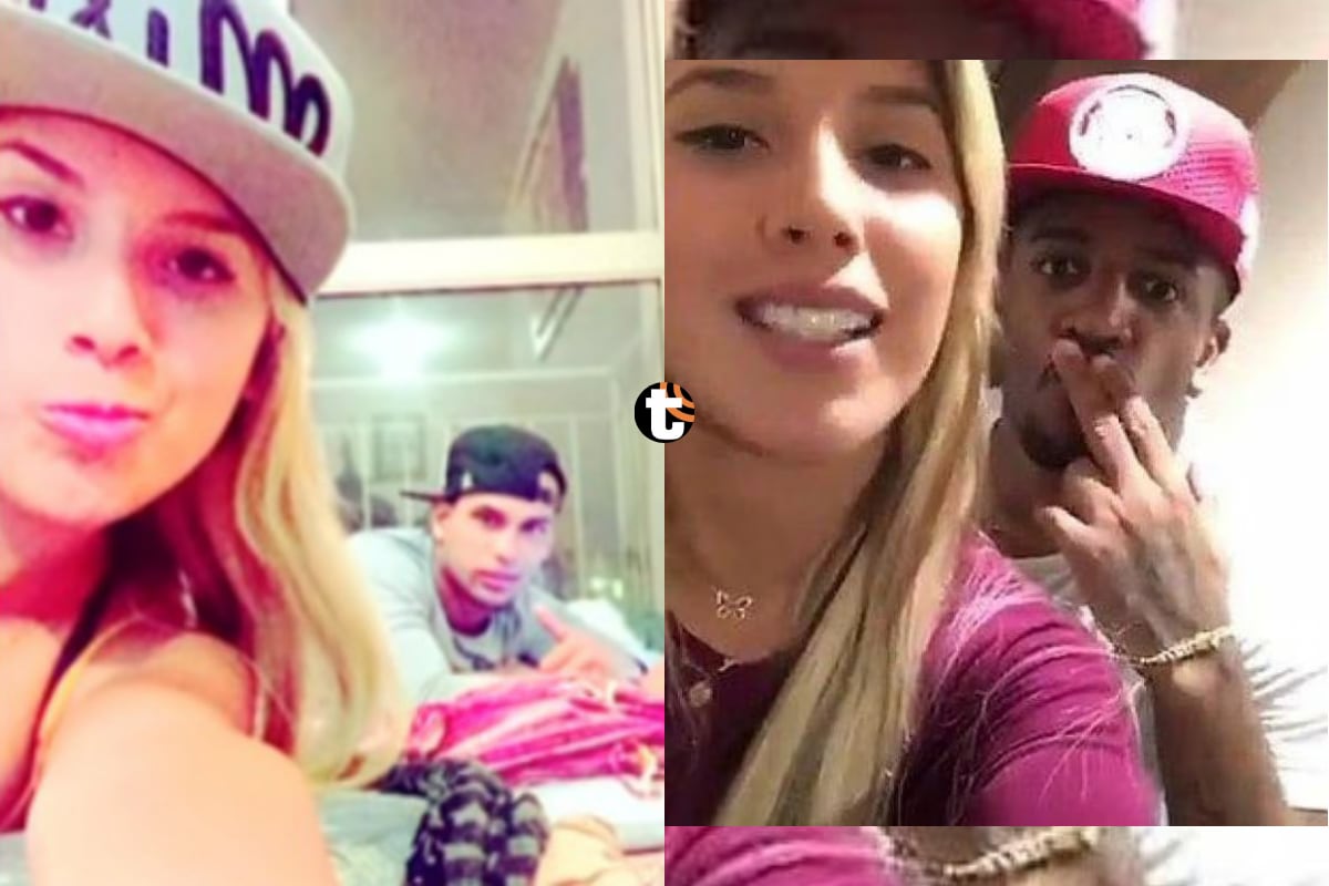 Yahaira Plasencia y detrás de ella, Jerson Reyes.