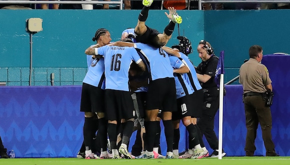 Uruguay venció 2-0 a Panamá por la fecha 1 del Grupo C de la Copa América 2024. (Foto: AFP)