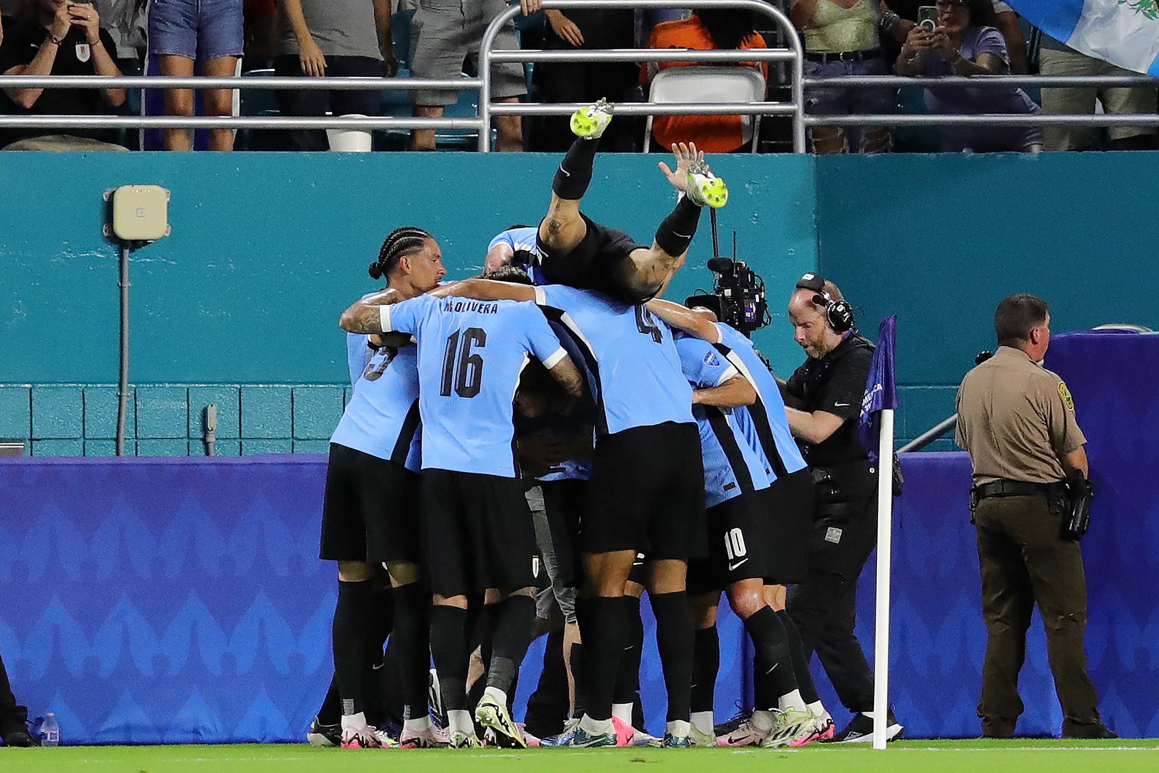 Uruguay venció 2-0 a Panamá por la fecha 1 del Grupo C de la Copa América 2024. (Foto: AFP)