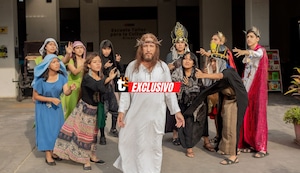 Semana Santa: ‘Cristo del pueblo’ hizo Vía Crucis en cerro El Pino. Conoce la historia del actor Rafael Rivera