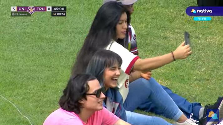 Cindy Novoa clavó un golazo olímpico en la goleada de Universitario 1-0 sobre A. Trujillo. Foto: Captura.