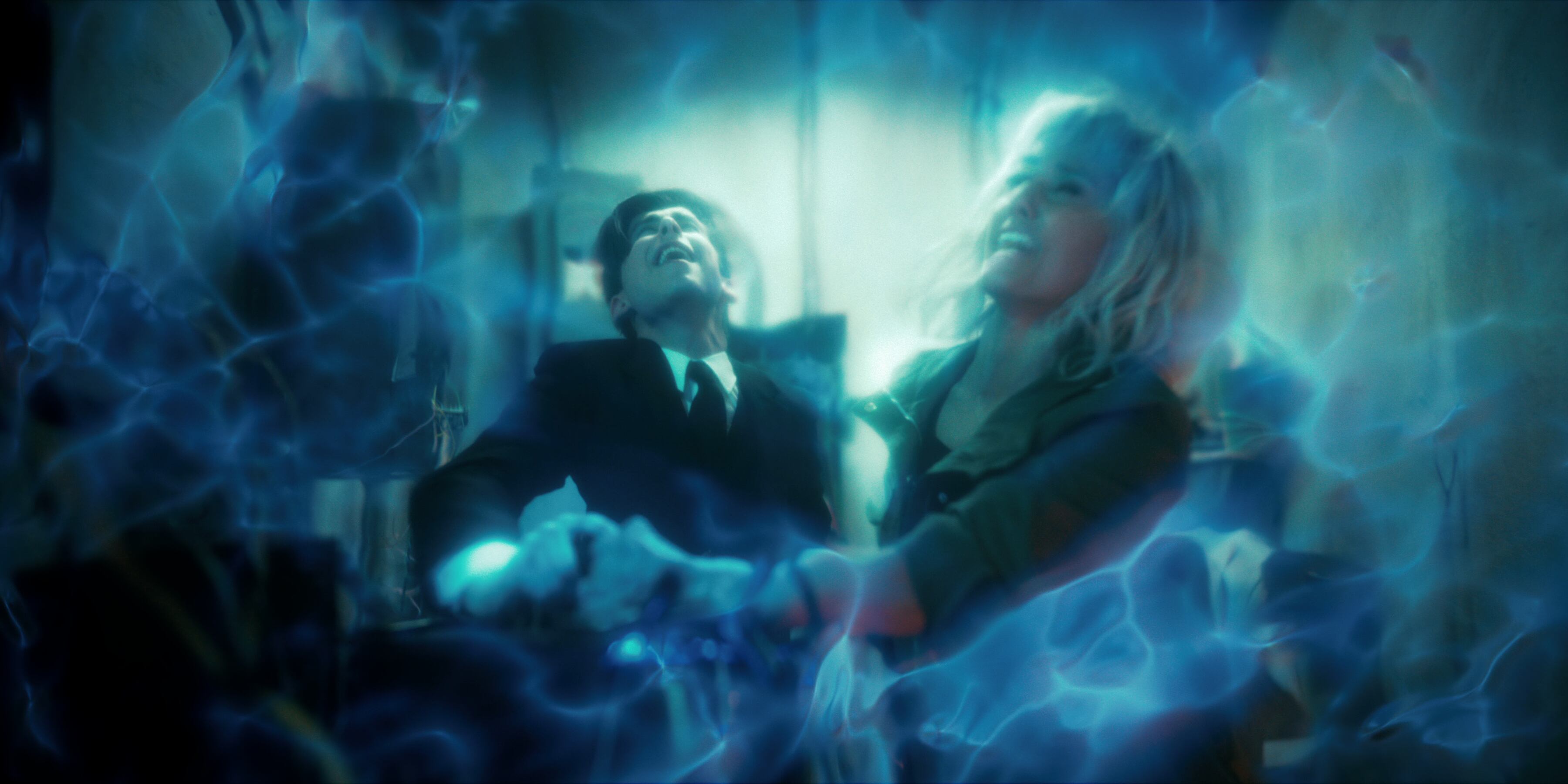 The Umbrella Academy 3: conversamos con Tom Hopper (Luther), Robert Sheehan (Klaus), Aidan Gallagher (Number 5), Ritu Arya (Lila), David Castañeda (Diego) y Justin H. Min (Ben) (Fotos: Netflix)