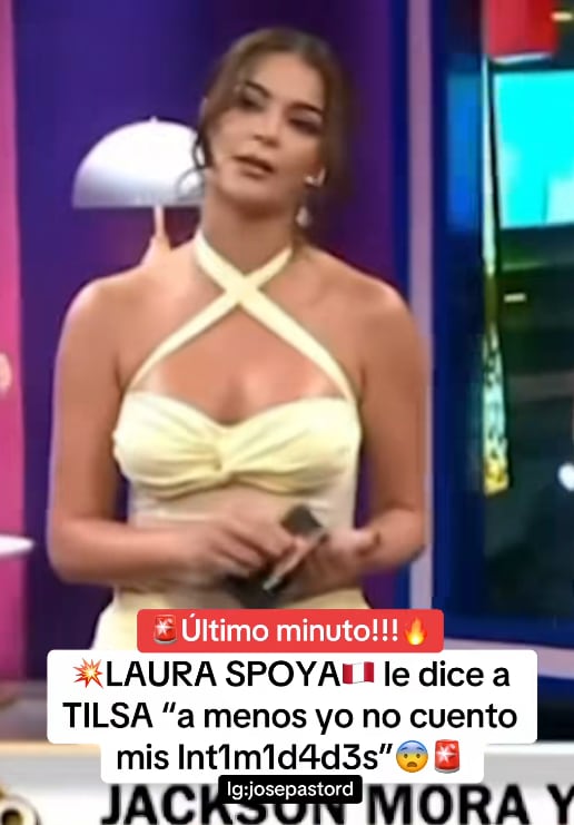 Laura Spoya dice que a diferencia de Tilsa Lozano, no cuenta sus intimidades.