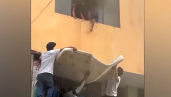 Menores se salvan de morir en incendio