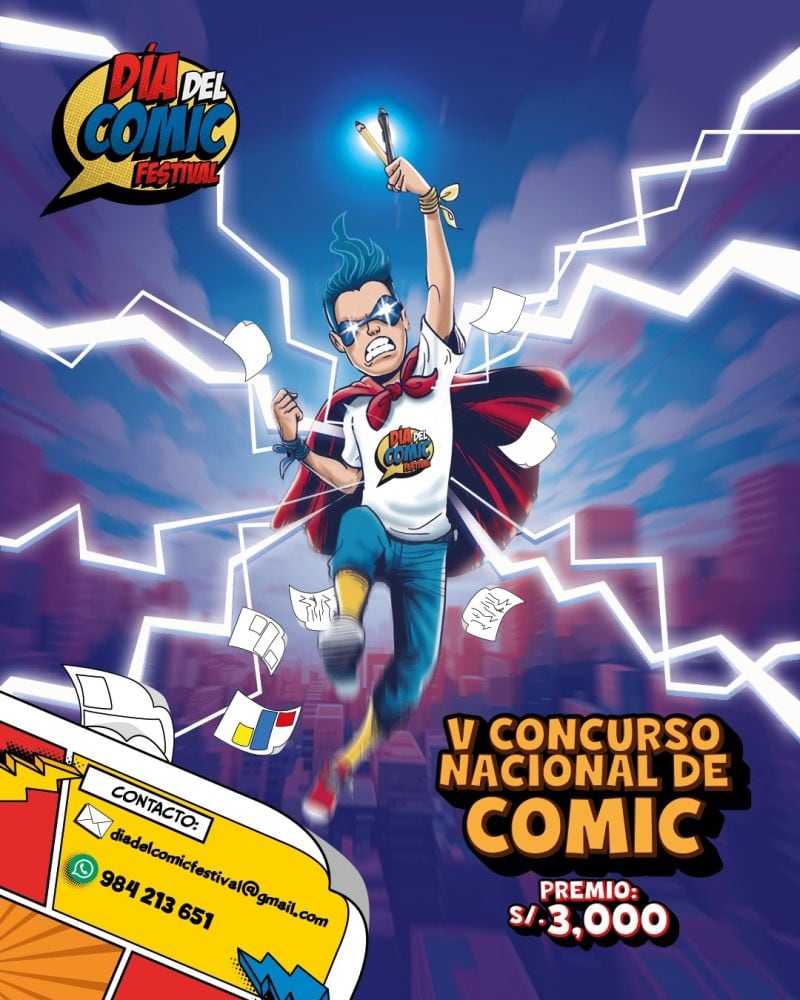 Día del Cómic Festival presenta la quinta edición del Concurso Nacional de Cómic. (Foto: Instagram)