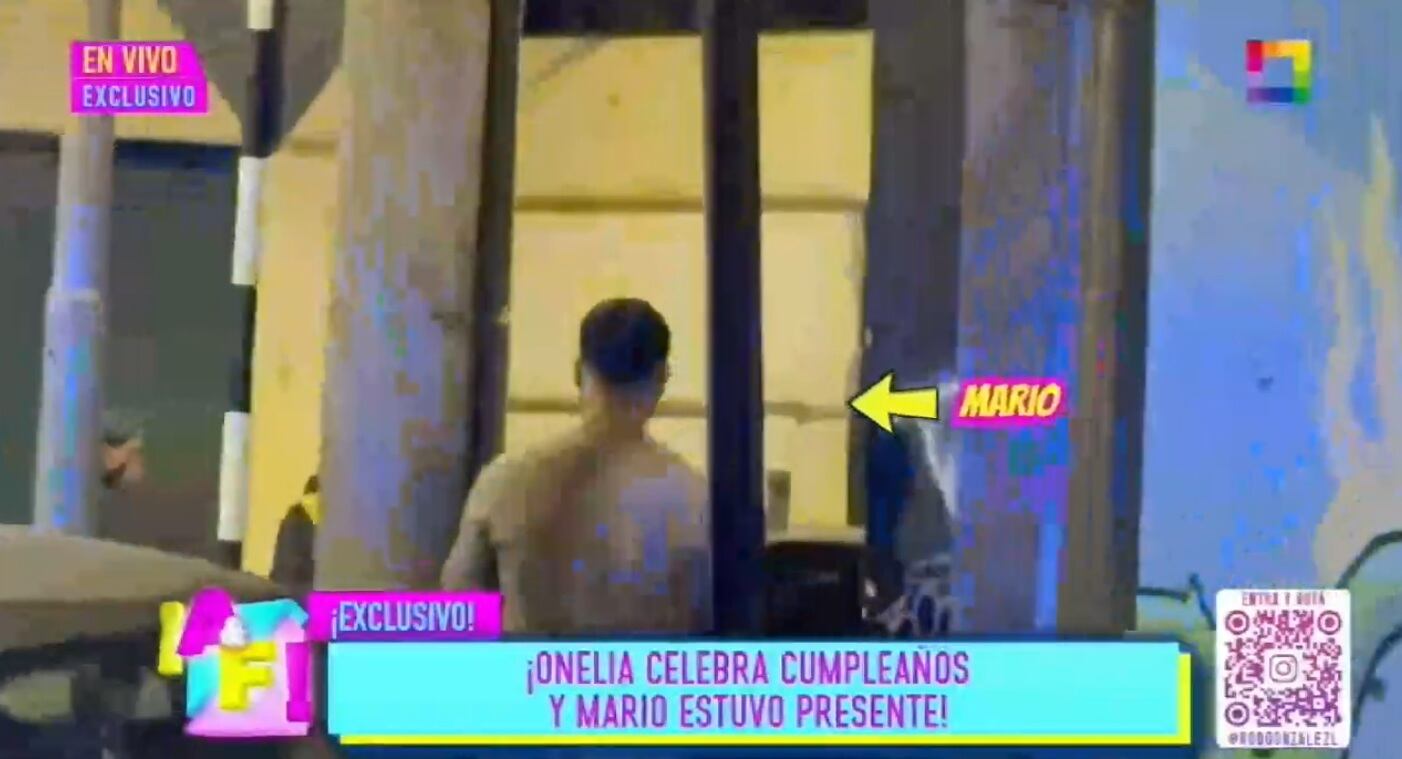 Mario Irivarren ingresando a la discoteca donde se celebró el cumpleaños de Onelia Molina.