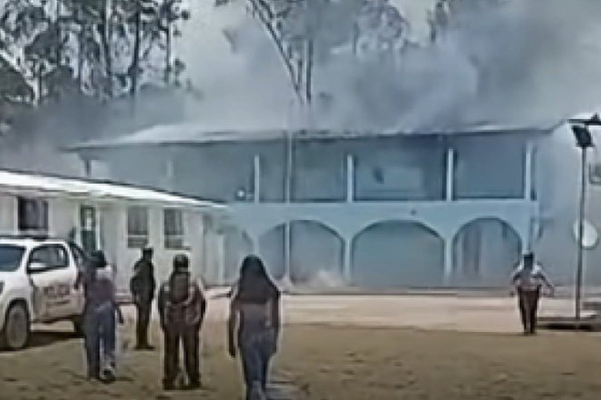 La jornada electoral fue suspendida en la institución educativa David Sánchez Infante, Celendín - Cajamarca.