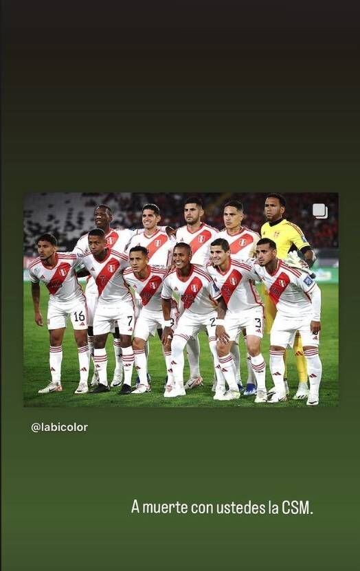 Jefferson Farfán muestra su aliento incesante a la selección peruana