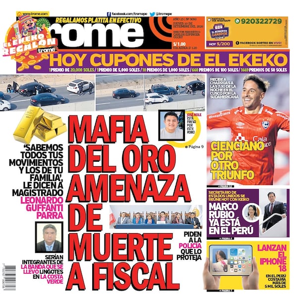 Portada Trome