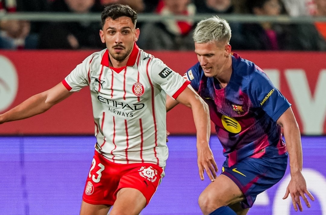 Girona dio el golpe y derrotó 2-1 a Barcelona en LaLiga. (Foto: LaLiga)