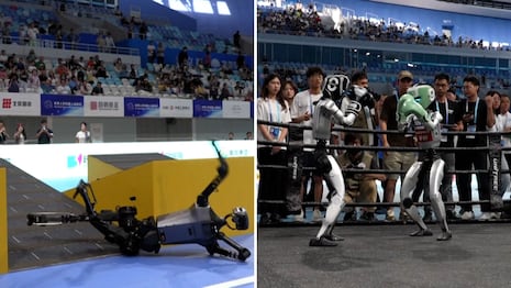 Viral: Los bloopers que marcaron la primera competencia mundial de robots humanoides