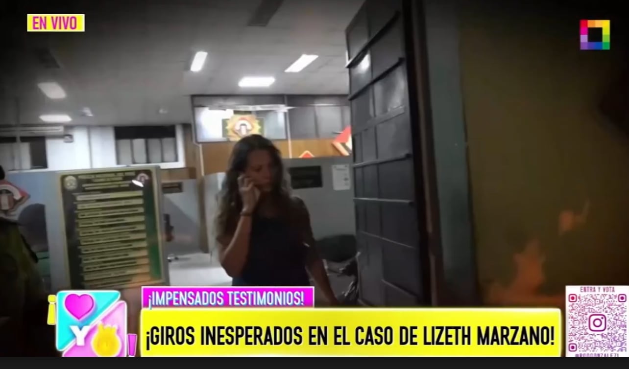 Marcela Chirinos, madre de Adrián Villar, saliendo de la DIVPIAT, donde está detenido su hijo tras atropello.