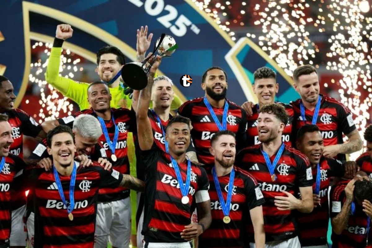 Flamengo venció 2-0 al Pyramids y se quedó con la Copa Challenger de la FIFA. Foto: AFP