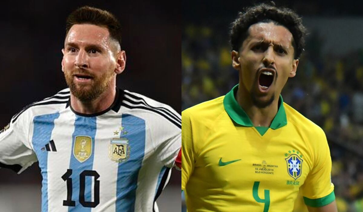 Argentina vs. Brasil se miden por las Eliminatorias 2026. (Foto: Composición)