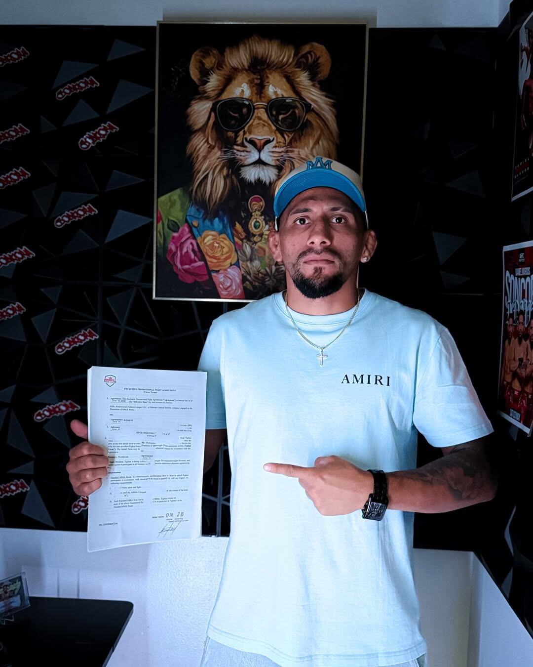 El internacional peruano Daniel 'Soncora' Marcos hace su arribo a PFL MMA. (@danielsoncoramma)