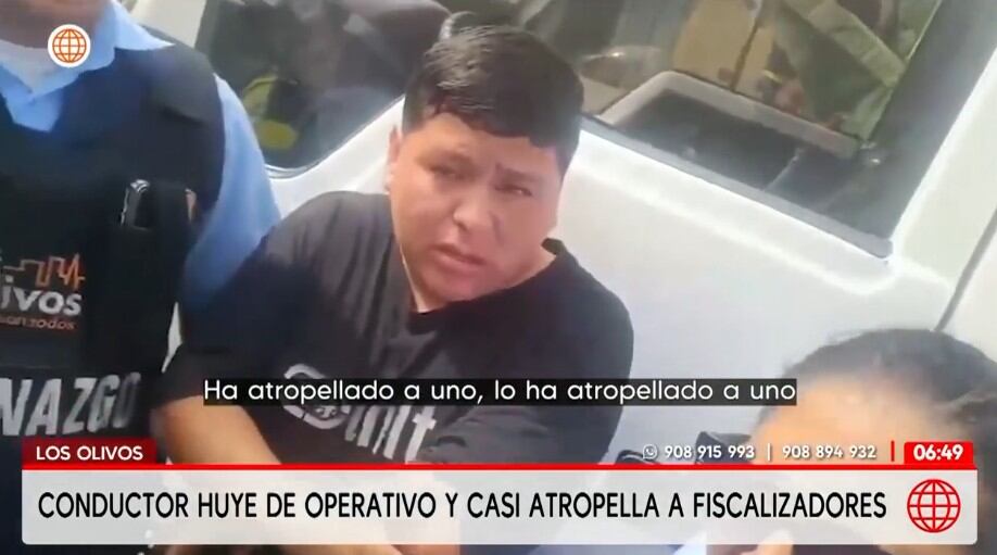 Sujeto que se dio a la fuga.