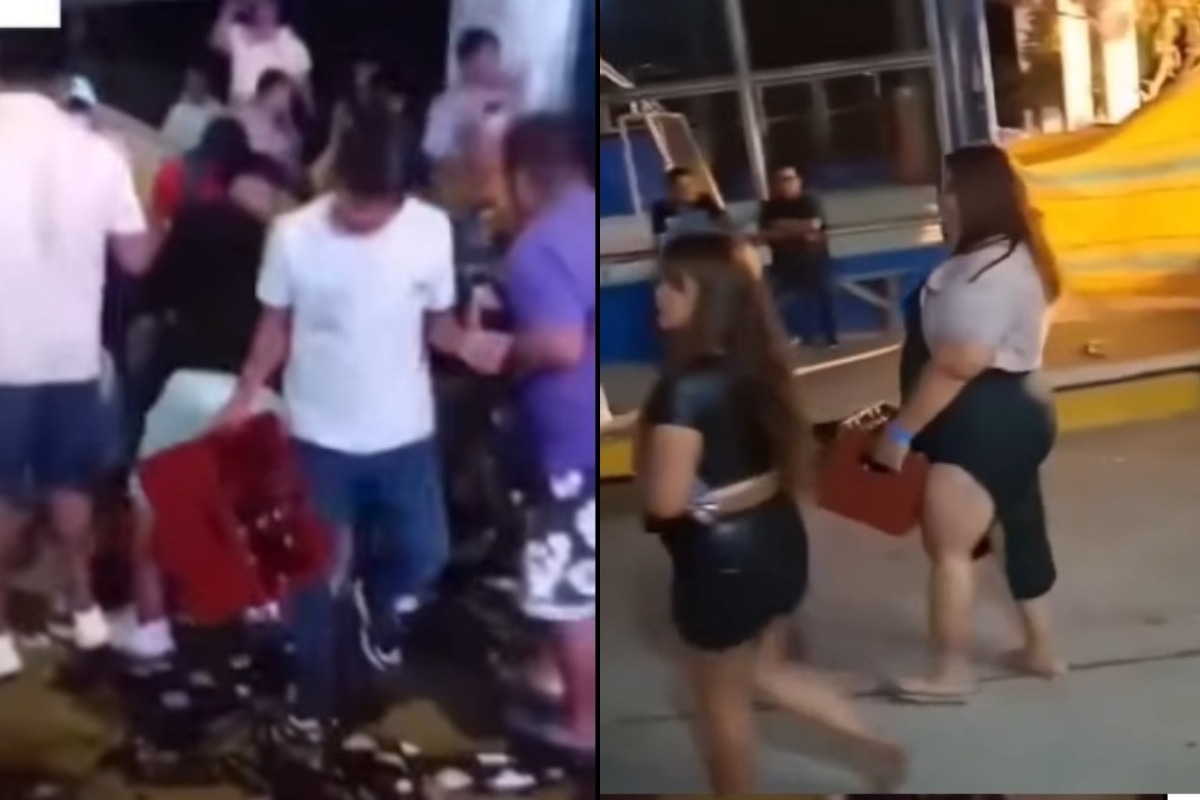 Asistentes saquearon todos los puestos de cerveza. (Redes sociales)