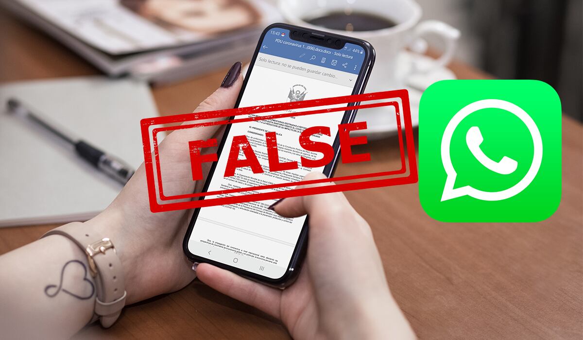 Conoce los mensajes que nunca debes compartir por WhatsApp durante la cuarentena por Coronavirus. (Foto: WhatsApp)
