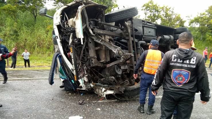 Diversos medios venezolanos dieron cuenta del fatal accidente. Foto: Portuguesa Reporta
