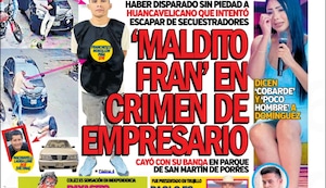 ‘MALDITO FRAN’ EN CRIMEN DE EMPRESARIO
