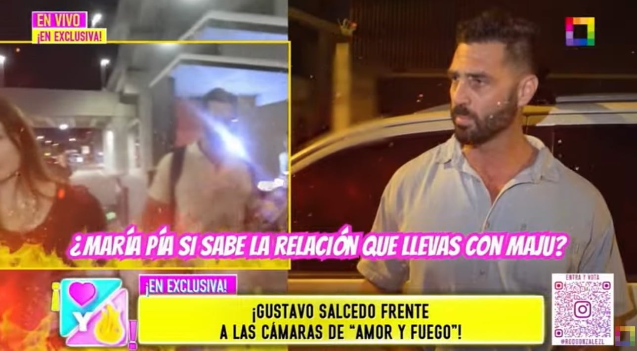 Gustavo Salcedo aclara su situación sentimental.
