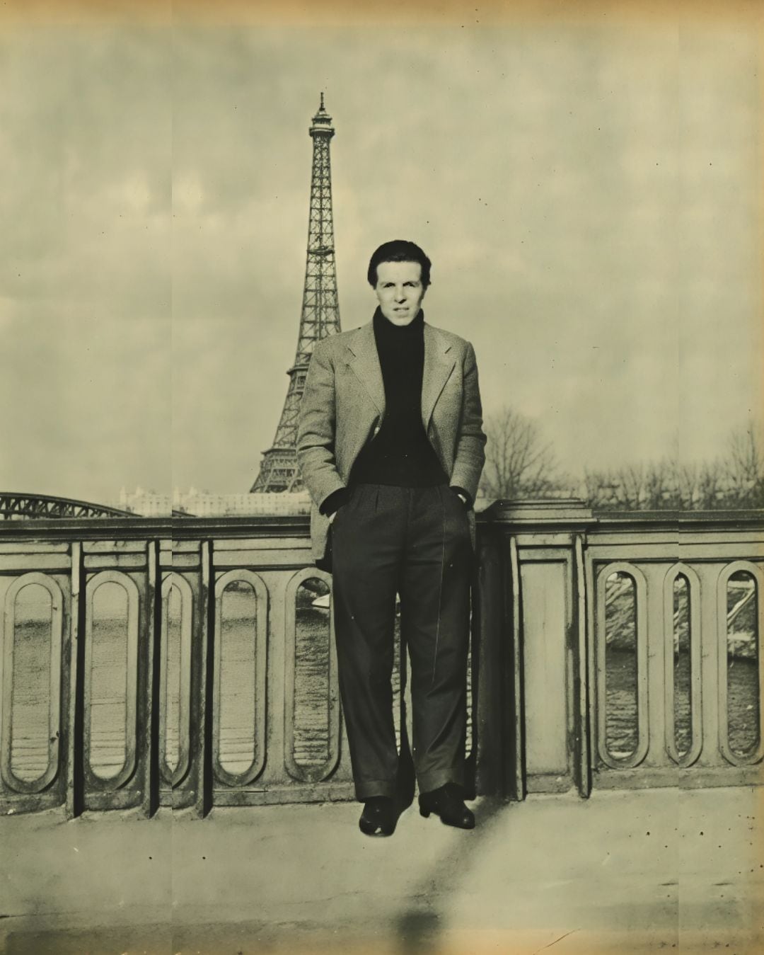Julio Ramón Ribeyro en París en el año 1965. Foto. Archivo revista Caretas.