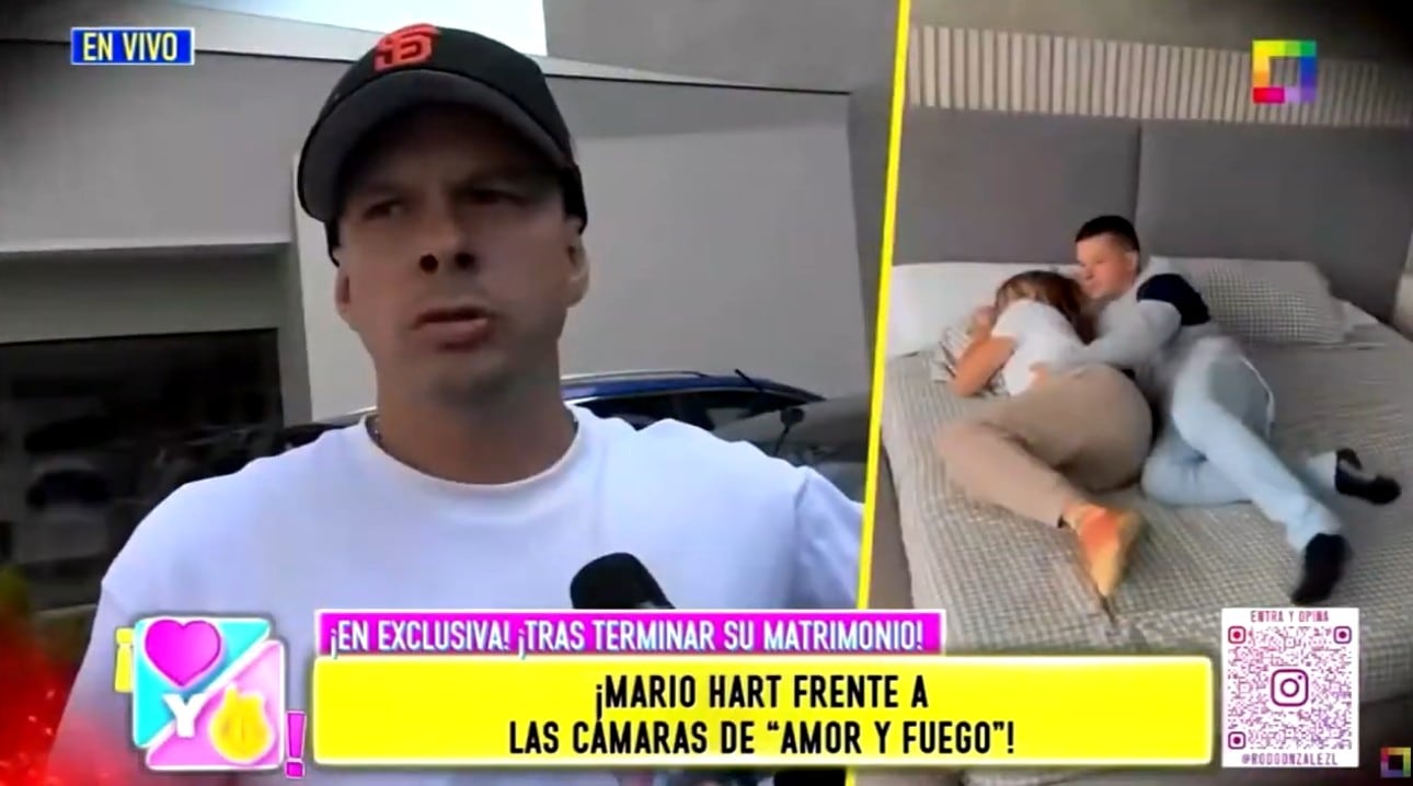 Mario Hart habla de su separación con Korina Rivadeneira.