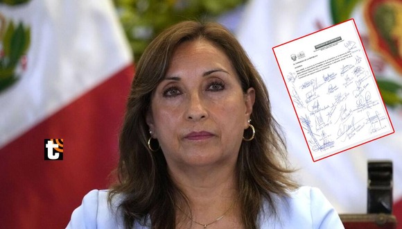 Bancadas presentaron moción de vacancia presidencia contra Dina Boluarte.