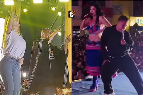 Cueva y Pamela Franco cantaron ‘su himno’ junto a Sheyla y Joaquín Ramírez durante cierre de campaña: “No...