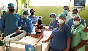 Hospital de la Policía Nacional realizó su primera cirugía cardíaca congénita a favor de una menor de 5 años