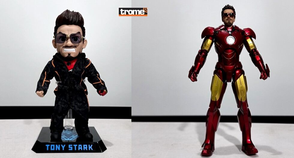 Peruano presenta parte de su gran colección que postula a un Guinness y la puede conocer en el Museo de Iron Man instalado en Plaza Norte. (Miguel Javier / Trome)