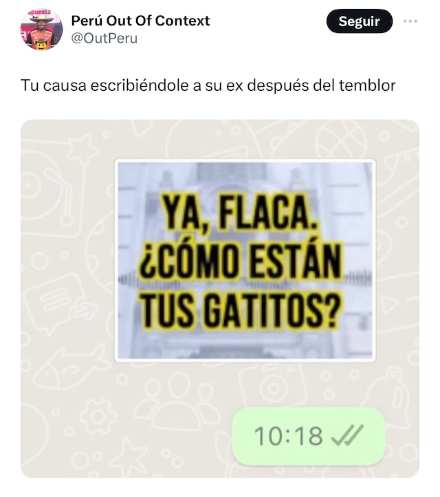 Trome | Temblor en Lima: Los memes más virales tras fuerte sismo de 4.5 grados (Fotos: Twitter)