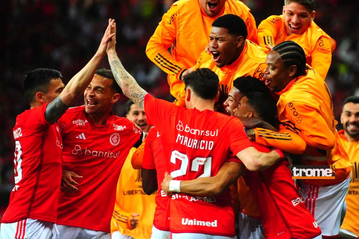 Doblete de Valencia es festejado por Inter en Brasil en Semis de Copa Libertadores (Foto: AFP)