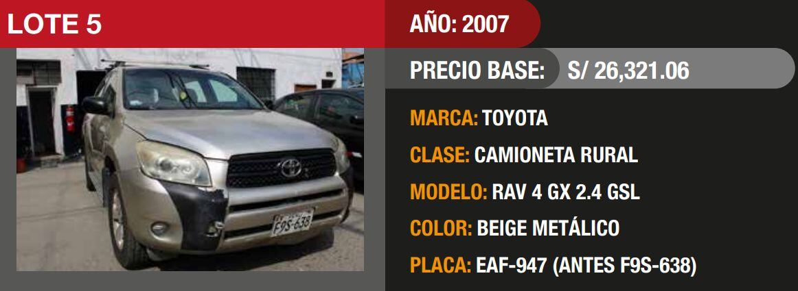 Autos, camionetas y remolques.