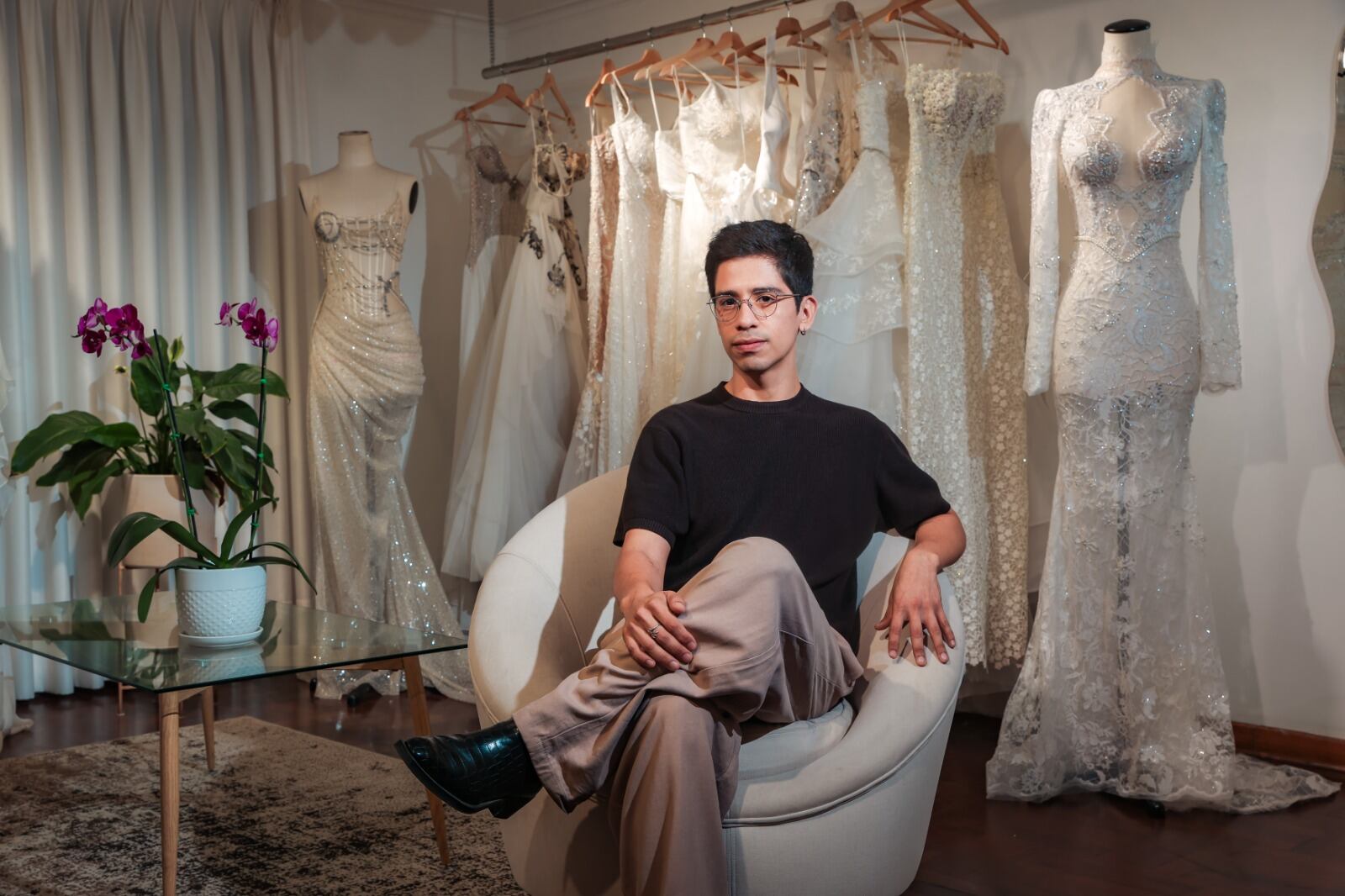 Participó en la primera versión de Trome Fashion donde obtuvo una pasantía con el diseñador Sergio Dávila y sus prendas estuvieron la Semana de la Moda en Nueva York. Foto: Joel Alonzo.