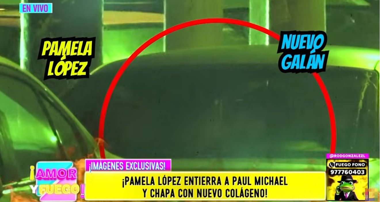 Pamela López le echa flores a nuevo galán, con quien fue captada besándose fuera de su casa.