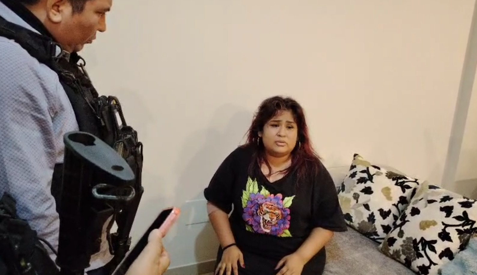 Fue detenida en Bolivia.