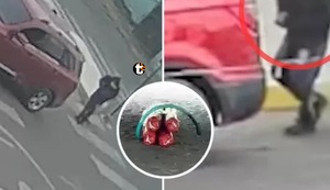¡Terror en La Libertad! Cámaras captan a delincuente dejando cuatro explosivos en camioneta de regidora de Chicama | VIDEO