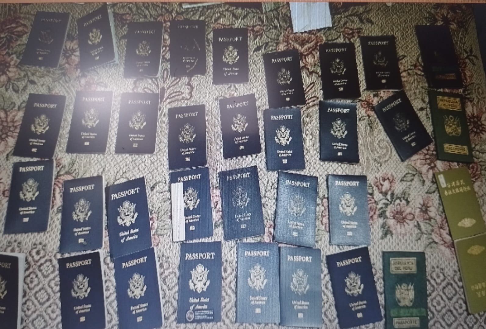 Parte de lo incautado a esta mafia.