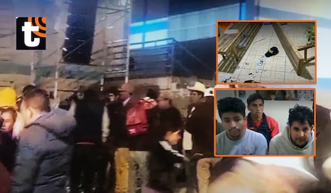 ¡Ataque a la PNP! Cien personas invaden comisaría y golpean a policías para liberar a detenidos por miner...