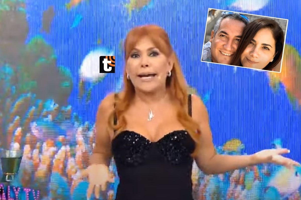 Magaly Medina 'le dio con palo' a Andrea Llosa. (Captura Magaly Tv)
