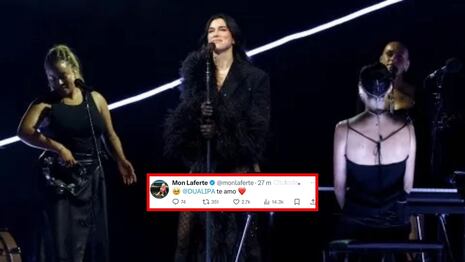 Dua Lipa sorprende en Chile cantando éxito de Mon Laferte en español