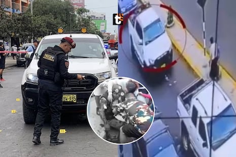 Revelan las impactantes imágenes del preciso momento del ataque de sicarios en Trujillo con más de 20 dis...