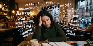 La rumiación deja de ser un mal hábito cuando comienza a afectar la vida diaria. Foto: IA.
