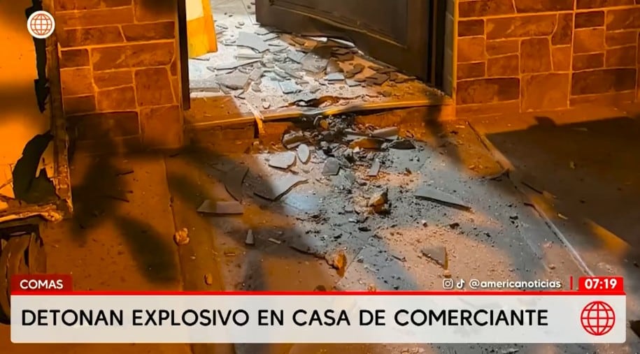 Explosivo en Comas genera temor entre vecinos.