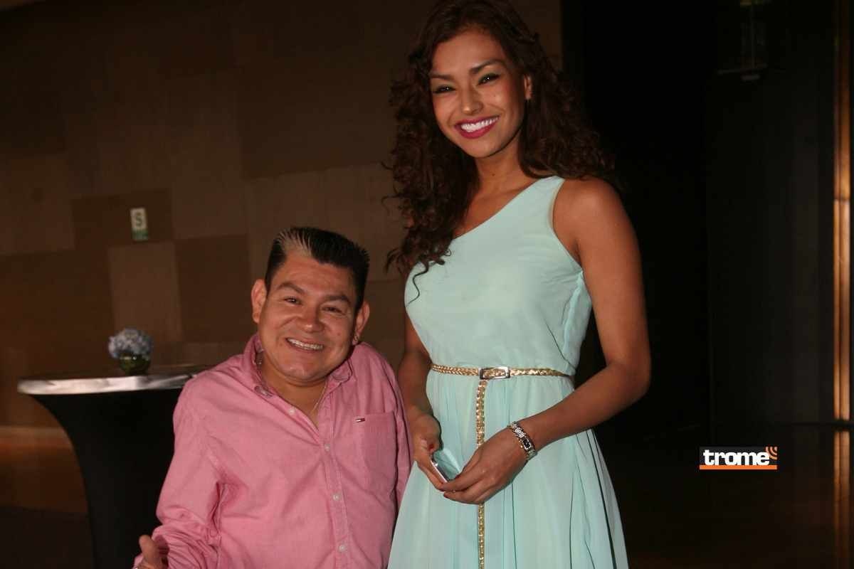 Claudia Portocarrero se pronunció por la salud de Dilbert Aguilar. (@gec)