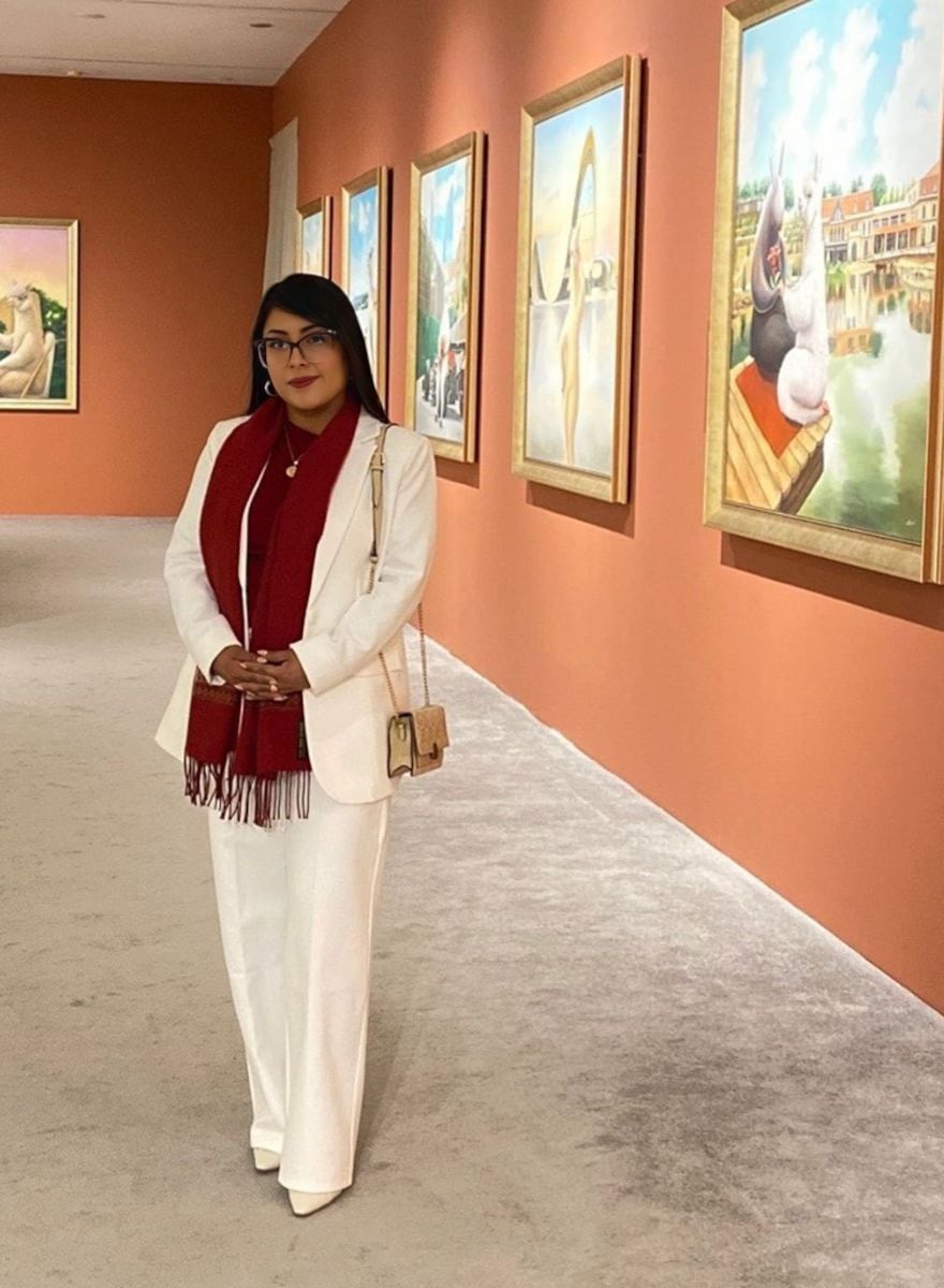 Desde niña soñaba con ser artista y ahora sus obras se exhiben en Asia. Foto: Sol Alejo.