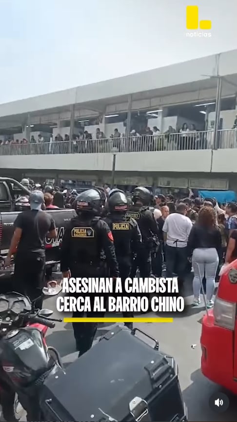 El crimen del cambista ocurrió a plena luz del día entre comerciantes y compradores cerca al Barrio Chino.