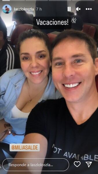 El actor Lazlo Kovacs también se fue de viaje (Foto: Lazlo Kovacs / Instagram)