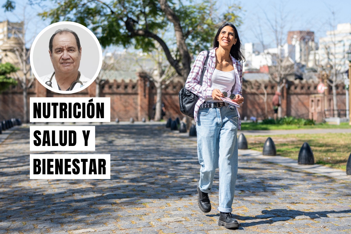 Caminar todos los días mejora la salud del corazón, ayuda a controlar el peso y reduce el estrés de forma sencilla y gratuita. Foto: composición/Istock